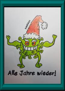 MATSE Corona karikatur Weihnachten