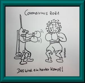 MATSE Karikatur Coronaimpfung